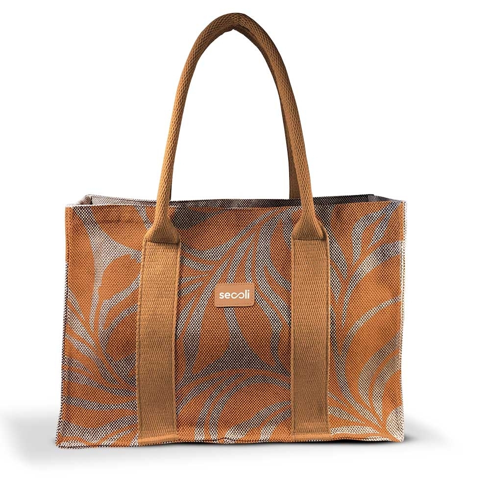 Bolsa Estampada com Logo Central