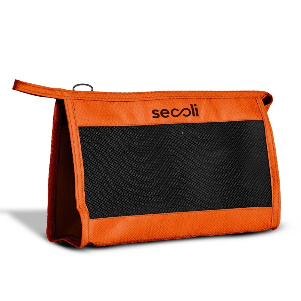 Necessaire com Janela Frontal e Zíper Superior