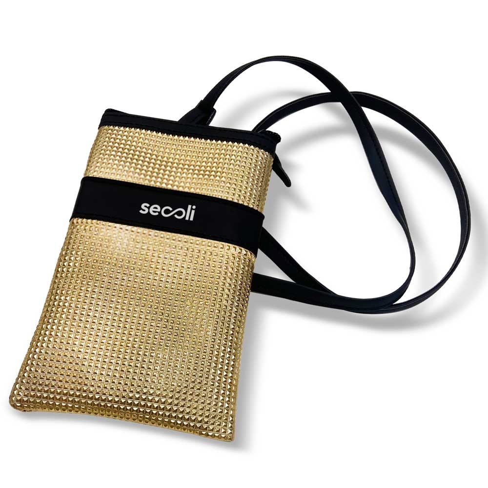 Bolsa com Alças Duplas e Textura Mesclada 